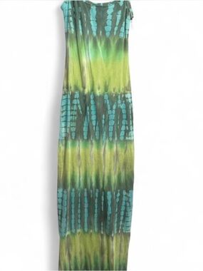 YFB Green & Teal Tie-Dye Maxi Skirt